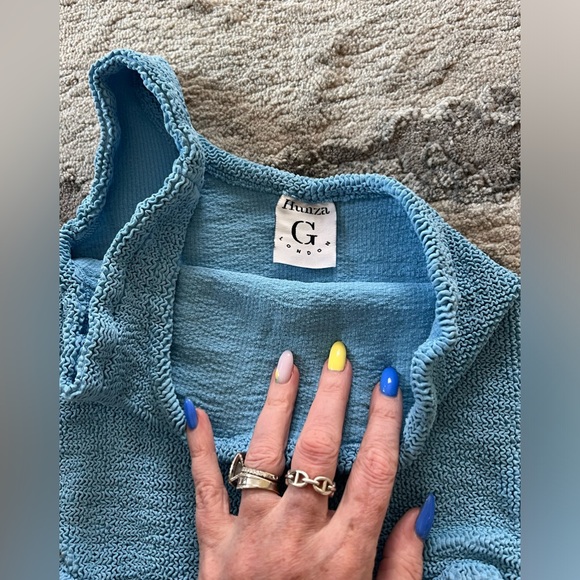 Hunza G one shoulder swimsuit 💙🩵💙 - Picture 5 of 5